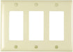 Legrand - Pass & Seymour TP263BK Pass & Seymour Tp263-Bk 3G Decor, 3-Gang, Black