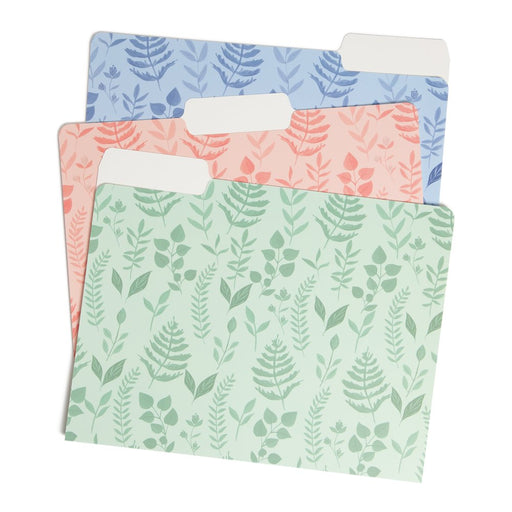 6 Count Meadow Flowers File Folders with Tabs, 5658U