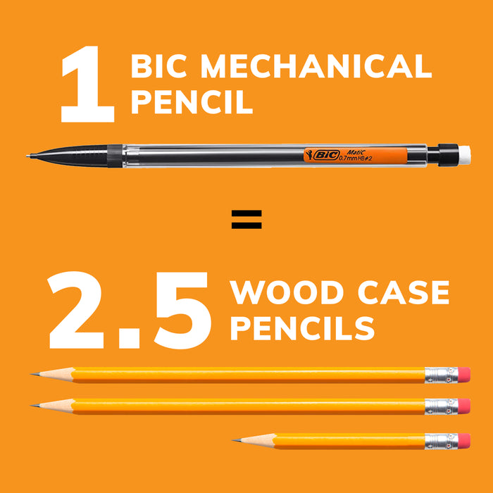 Xtra Smooth No.2 Mechanical Pencil, Medium Point (0.7 Mm), 40 Pack