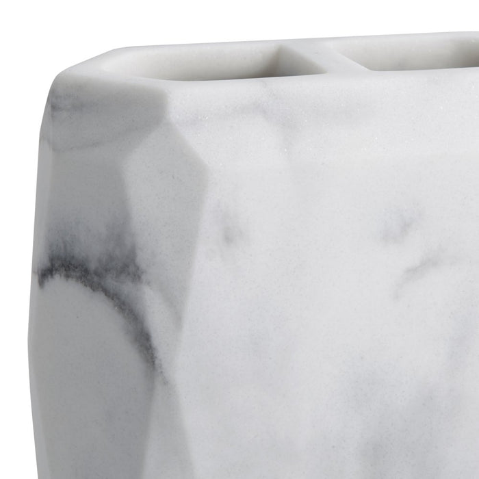 Sculpted Marble 3 Piece Resin Bath Accessory Set, Off-White by Better Homes & Gardens