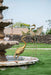 Yard Decorations Outdoor Heron Garden Art Statues Sculptures, 33-39 Inch Metal Copper Crane Yard Art Bird Lawn Ornaments for Backyard outside Porch Patio Wedding Decor, Set of 2
