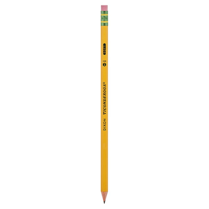 Ticonderoga Classic Yellow No 2 Pencils, Pre Sharpened, 30 Ct