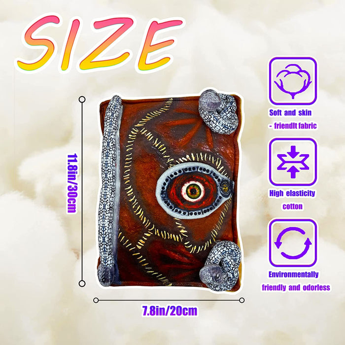 Witch Magic Book of Spells Plush，Spell Book Prop 12 * 8Inch