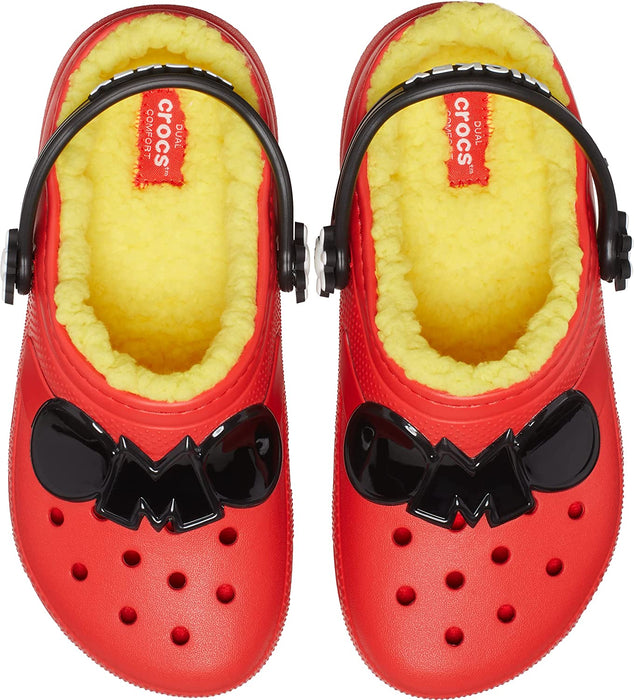 Unisex-Child Kids' Classic Lined Disney Clog | Mickey and Minnie Mouse Shoes