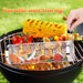 Rolling Grill Baskets for Outdoor Grilling : 2 Pcs Stainless Steel Grill Mesh, Rolling Grill Baskets for Outdoor Grill, Portable Grill Nets Cylinder for Shrimp, Meat Barbecue Camping Picnic with Forks