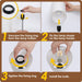 Bedside Table Lamp with USB Port - Touch Control for Bedroom Wood 3 Way Dimmable Nightstand Lamp with round Flaxen Fabric Shade for Living Room, Dorm, Home Office (LED Bulb Included)