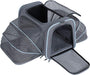 A4Pet Airline Approved Cat Carrier Expandable Dog Carriers,Soft-Sided Portable Pet Travel Washable Carrier for Kittens,Puppies,Rabbit,Hamsters