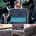 Dog Car Seat Covers for Back Seat Waterproof with Mesh Visual Window Durable Scratchproof Nonslip Dog Car Hammock with Universal Size Fits for Cars, Trucks & Suvs