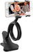 Plastic Flexible Long Arms Gooseneck Clip Clamp Stand Universal Cell Phone Holder - Black