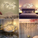 Vines for Bedroom Birch Fall Garland, 6FT 18 Branches 144LED, 8 Modes Artificial Plants Lighted Willow Vine with Remote Control, Wall Decor for Room Decor, Wall Lights