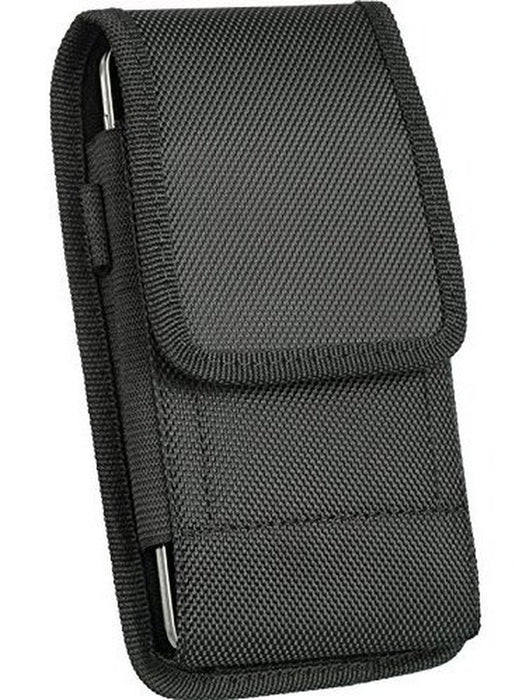 Premium Belt Clip Holster Pouch Leather Case Holder for Cell Phones[Vertical Nylon,Apple Iphone 6 6S, Iphone 7, Iphone 8]
