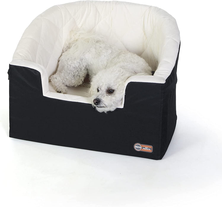 K&H Pet Product Bucket Booster Dog Car Seat, Elevated Pet Car Seat for Small Dogs & Cats Large Realtree Edge Camo
