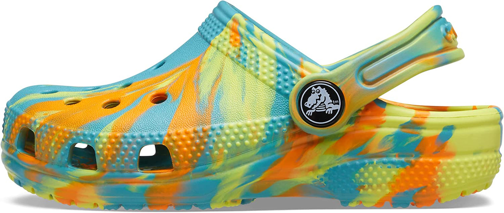 Unisex-Child Classic Marbled Tie Dye Clog