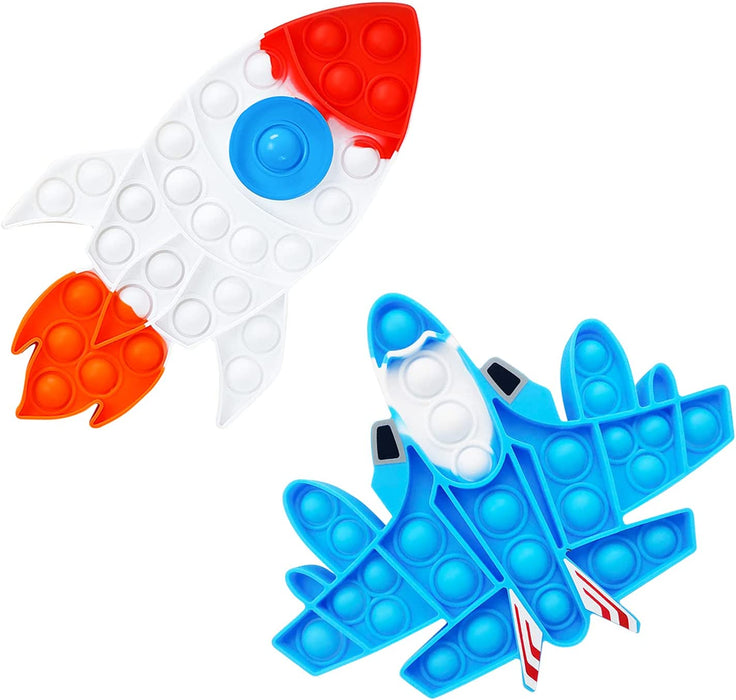 Push Pop Bubble Fidget Slug Sensory Toy - for Autism, Stress, Anxiety - Kids and Adults (Slug)