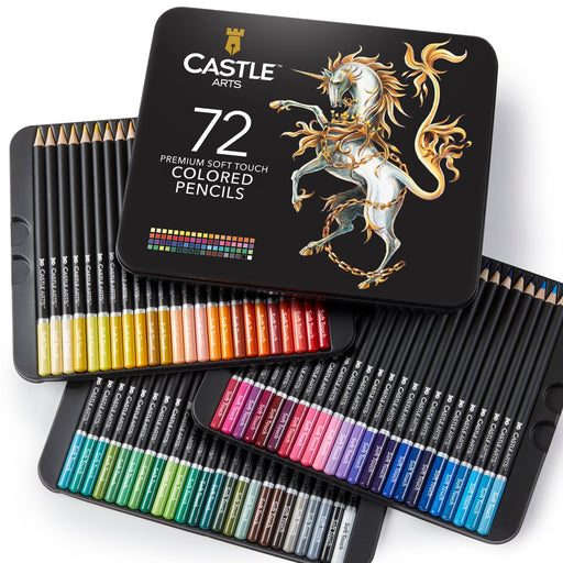 72 Colored Pencils Set
