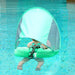 Baby Swimming Float Ring Swim Trainer Non-Inflatable Sunshade Kids Float Lying Swimming Pool Toys Bathtub for Accessories