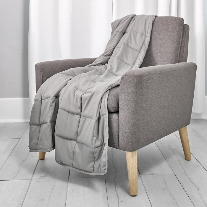 Tranquility Antimicrobial Quilted Weighted Blanket, 12LB