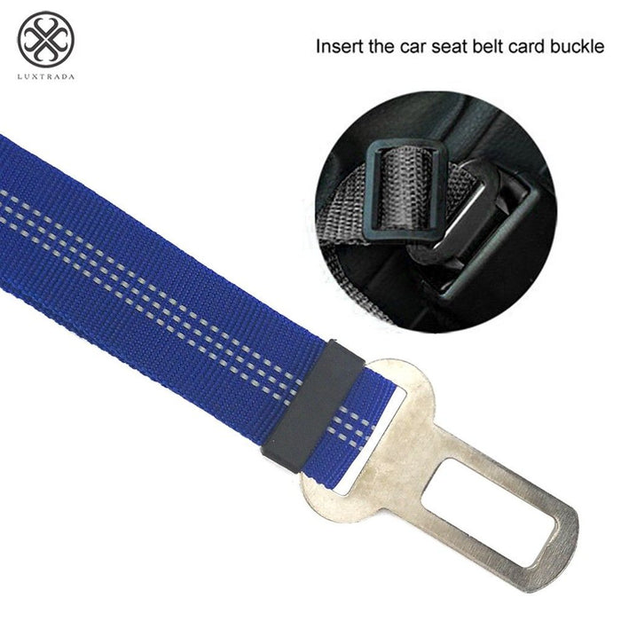 2Pcs Dog Leash Seat Belt Pet Car Seatbelt Safety Lead with Swivel Clip and Adjustable Length for Dogs and Cats, Seatbelt Harness for All Vehicles