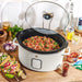 Beautiful 6QT Programmable Slow Cooker, White Icing by Drew Barrymore
