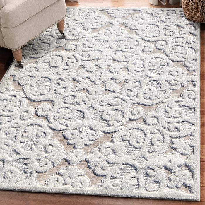 My Texas House Elaine, Natural Driftwood, Indoor/Outdoor, Area Rug, 5' X 7'