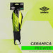 Umbro Ceramica Peewee Stirrup Soccer Shin Guards for Kids, Green