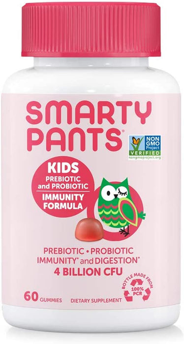 Smartypants Kids Formula Daily Gummy Multivitamin: Vitamin C, D3, and Zinc for Immunity, Gluten Free, Omega 3 Fish Oil (DHA/EPA), Vitamin B6, B12, 120 Count (30 Day Supply)