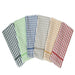 Kitchen Towel 12 Pack 6 Color 100% Soft Cotton Dish Towels