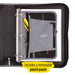 Five Star Xpanz Zipper Binder, 2" round Rings, 380 Sheets, Gray (28090HX9)
