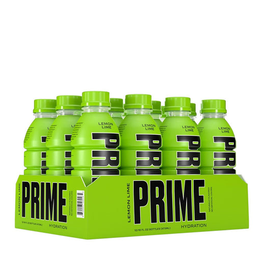 Prime Hydration Drink- Lemon Lime- 12 Pack