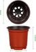 110 Pcs 4" Plastic Plants Nursery Pot,Seed Starting Pots
