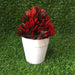 Realistic Potted Artificial Succulent Plants Home Office Desktop Bonsai Decor White