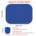 Foldable Jigsaw Puzzle Board: Large Portable 1000 Pieces Puzzle Mat, Non-Printing Surface for Puzzle Storage Saver to 500 & 1000 Pieces with Storage Bag(Blue)