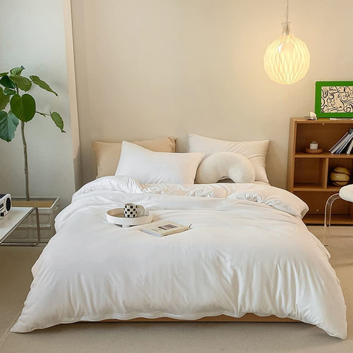 White Comforter Full Size White Bedding Comforter Sets Full White Comforter Sets Full Solid White Bed Comforter Full Size Plain White Full Comforter White Bed Set 3Pcs White Comforter Sets