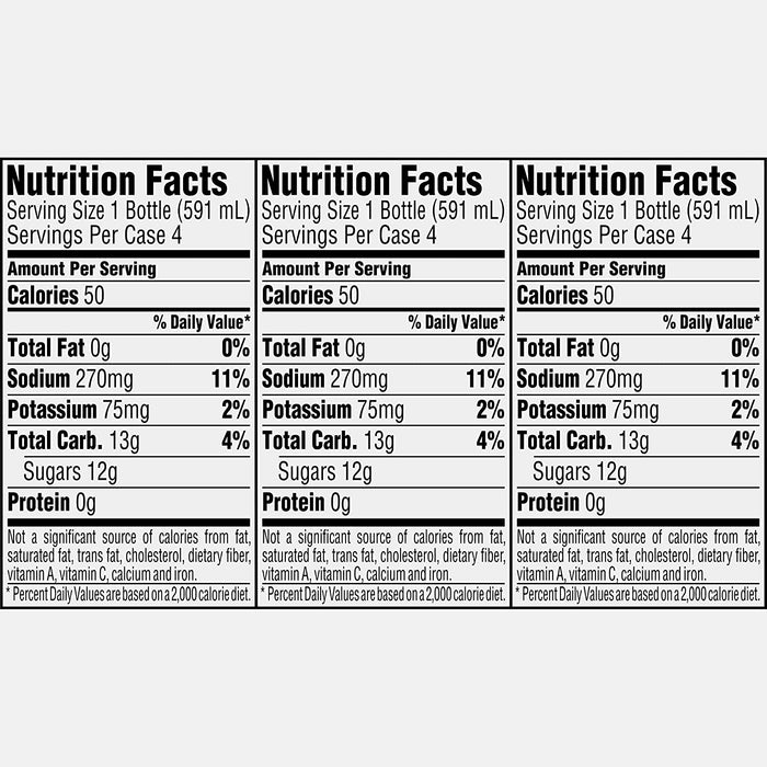 G2 Thirst Quencher Variety Pack, 20 Ounce Bottles (Pack of 12)