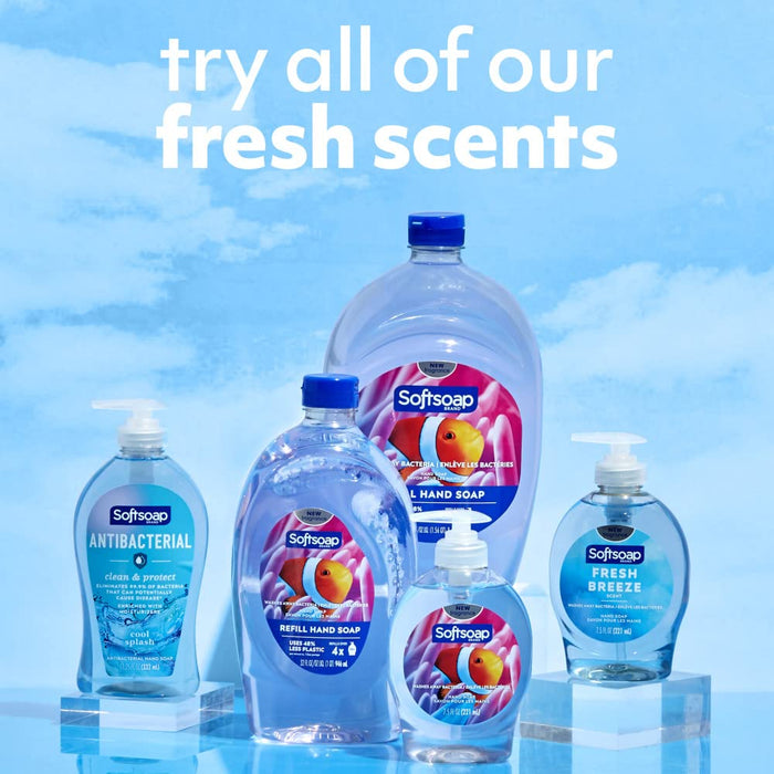 Softsoap Liquid Hand Soap, Fresh Breeze - 7.5 Fluid Ounce (Pack of 6)