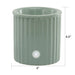 Mainstays Electric Ribbed Green Ceramic Wax Warmer, Single Pack