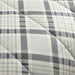 Mainstays Reverse to Sherpa Comforter Set King Polyester, Gray Plaid