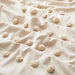 Oli Anderson Duvet Cover Queen Size, 3 Pieces Boho Tufted Bedding Set for All Seasons, Soft and Embroidery Shabby Chic Duvet Covers Set with Zipper Closure (Beige, Queen, 90’’ X 90’’)