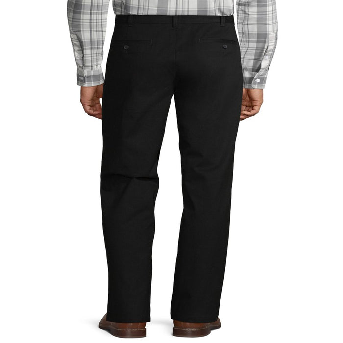 George Big Men'S Pleated Front Wrinkle Resistant Pants