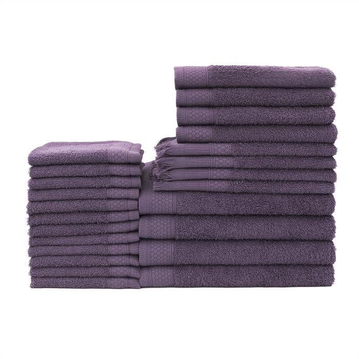 Baltic Linen Company 24 Piece Multi Count Complete Cotton Towel Set
