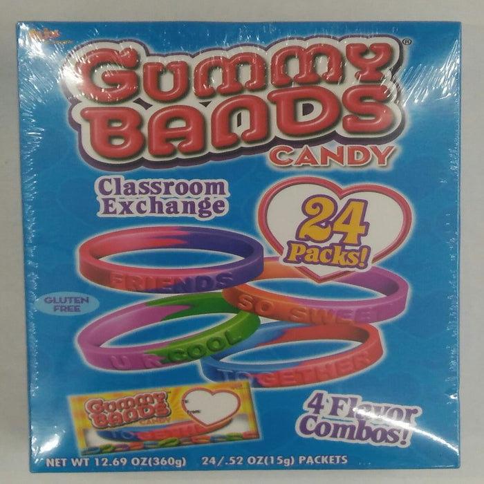 Gummy Bands Candy, 12.69 Oz, 24 Count