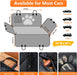 Upgraded Dog Seat Covers with Mesh Visual Window 100% Waterproof Dog Car Seat Cover Nonslip Pet Seat Cover for Back Seat with Storage Pockets, Washable Dog Hammock for Cars Trucks and Suvs