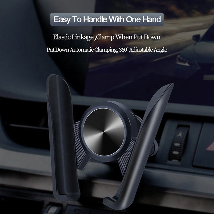 SKONYON Phone Car Holder with Stronger Vent Clip, Hands Free Cell Phone Holder for Car, Universal Air Vent Car Phone Mount 2021 Upgraded