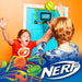 Nerf Basketball Pro over the Door Hoop with Ball - 18 In. X 12 In.