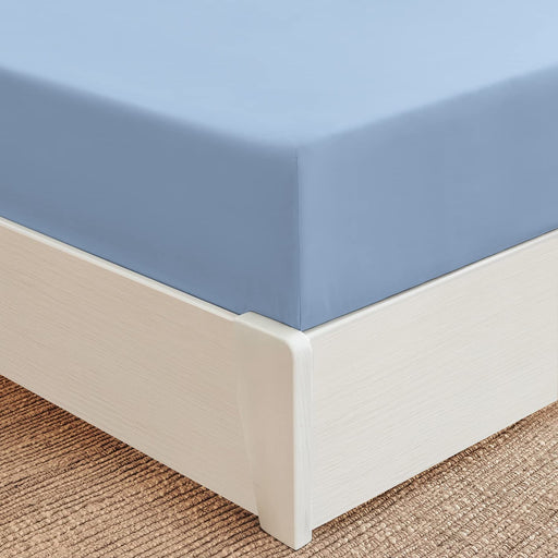 Queen Fitted Sheet - Deep Pocket Cooling Sheets up to 16 Inch - Hotel Luxury Bedding - Wrinkle, Fade, Stain Resistant - 1 Single Queen Fitted Sheet Only (Queen, Blue Hydrangea)