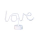 Ez-Illuminations Indoor Battery Operated Pink LED Neon-Style Love Light, with Built-In Timer