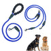 Double Dog Leash,  Dual Dog Leash Detachable 360° Swivel with Soft Padded Handle, Heavy Duty Dual Leash for Two Dogs, 63In Double-Head Pet Traction Rope(25-100Lbs)