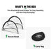 Umbro 3' X 2' Pop up Soccer Goal Net - 2 Goal Set with Carry Bag