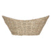 Mainstays Oval Natural Seagrass Storage Basket with Cut-Out Handles