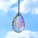 89Mm/3.5In Crystal Suncatchers for Windows,Crystal Prism Suncatcher,Hanging Crystals for Garden Home Outdoor Decoration